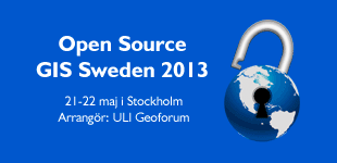 Open Source GIS Sweden 2013